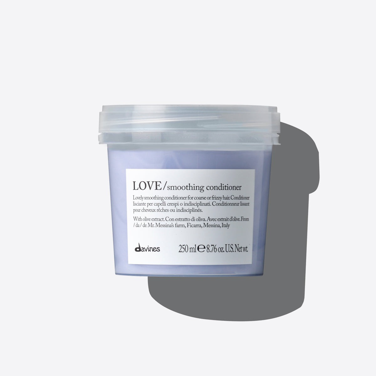 Davines LOVE Smoothing Conditioner – Anti-Frizz & Hydrating, 250ml